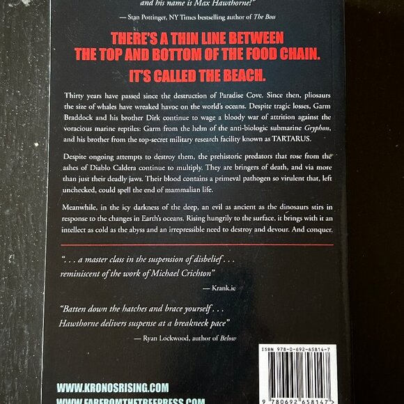 Kronos Rising: Kraken (Volume 1): The - Paperback, by Hawthorne Max -Very Good - Picture 2 of 10